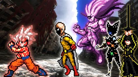 Goku Mui Kaioken Opnew Vs Accurate Saitama Op Boros V Op Garou Op