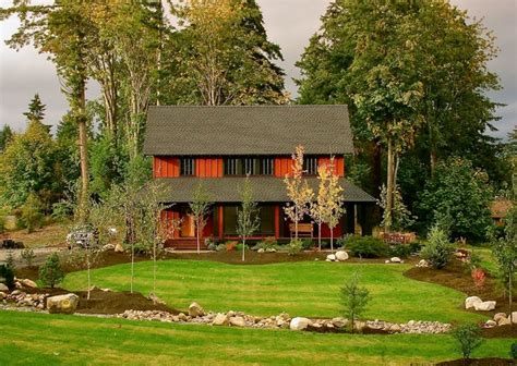 Puget Sound Residence Farmhouse Exterior Seattle By Sears