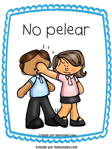 12 Ideas De No Pelear En 2021 Actividades Para Preescolar Reglas De