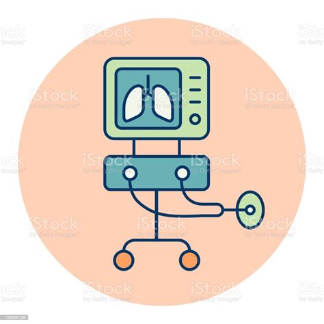 Icu 인공호흡기 의료 치료 폐 환기 수술에 대한 스톡 벡터 아트 및 기타 이미지 수술 폐 Covid 19 Istock