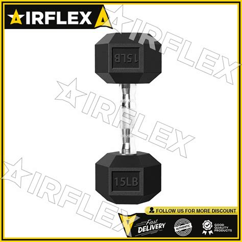 Airflex Rubberized Hex Dumbbell Lbs Lbs Hexagon Dumbbells With