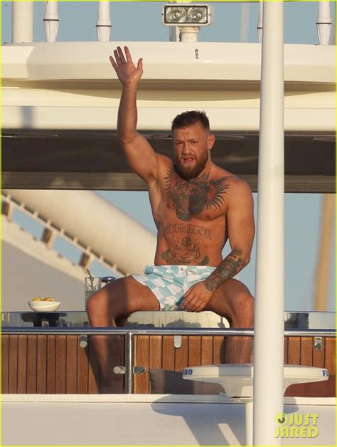 Conor McGregor Rubs Lemon Juice All Over Himself During A Yacht Day In