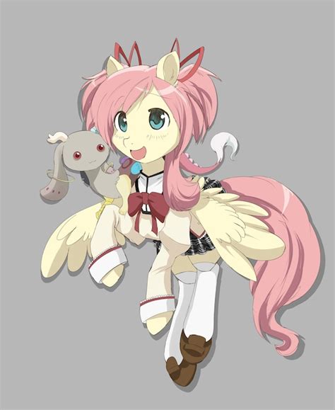 Pony Madoka Fluttershy As Madoka Letter Print Etsy