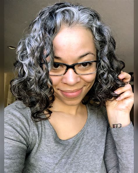 Pin By Jus Queenin On Silverfox Natural Gray Hair Silver White Hair Grey Curly Hair