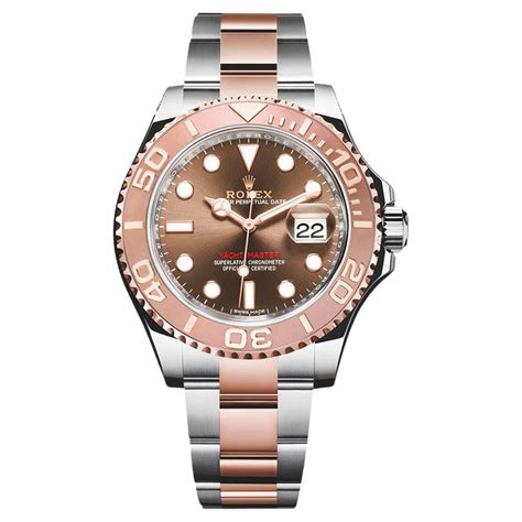 Rolex Yacht Master Matt Black Dial Everose Gold Rubber Automatic Watch