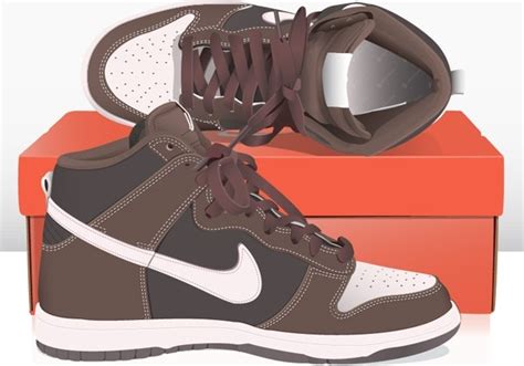 Fine nike shoes vector Free vector in Adobe Illustrator ai ( .ai ...