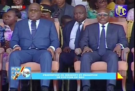 Felix Tshisekedi taken ill during swearing-in ceremony, Uhuru only ...