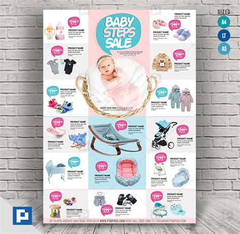 Infant and Baby Store Promo Flyer - PSDPixel