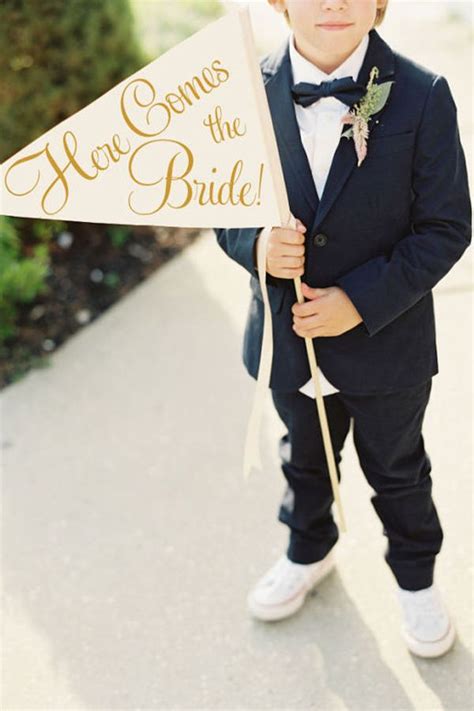 Ring Bearer Wedding Ceremony Sign Here Comes The Bride Wedding Sign