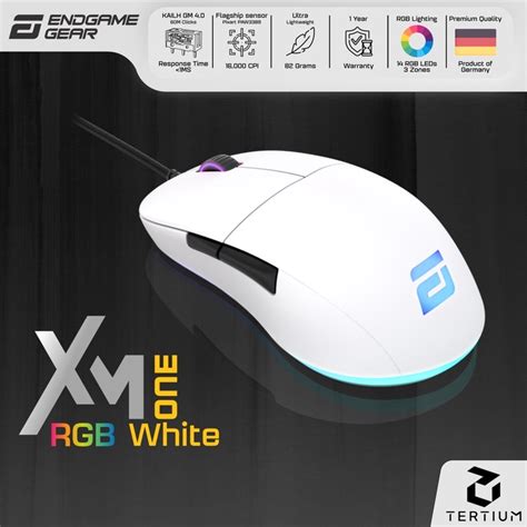 ENDGAMEGEAR XM1 RGB GAMING MOUSE White Shopee Thailand