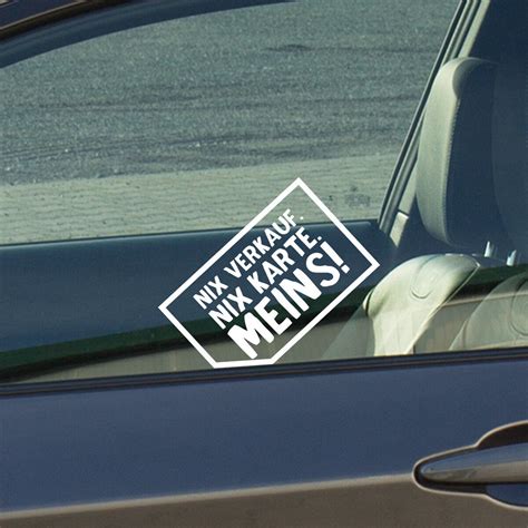 Auto Aufkleber Autosprüche Heckscheibe Sprüche witzig lustig Sticker