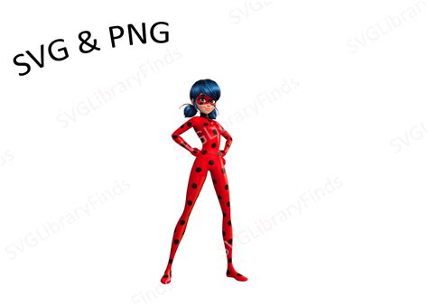 Ladybug Svg Miraculous Svg And Png Etsy