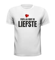 T Shirt Papa Jij Bent De Liefste Lief Vaderdag