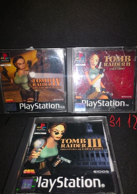 Gry Ps Psx Zestaw Gier Ps Psx Tomb Raider Ary Licytacja Na