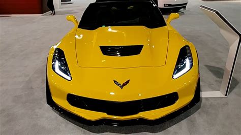 2018 Racing Yellow Tintcoat Chevrolet Corvette Z06 Coupe Philadelphia Convention Center Car