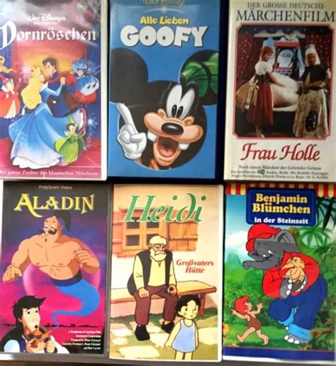 Vhs Videos Raussuchen Märchen Walt Disney Alle Lieben Goofy Dornröschen