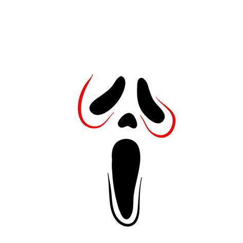 Ghostface Scream Coloring Pages