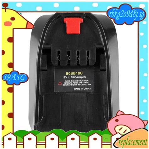 Adapter Converter Bosb C Use For Bosch V Li Ion Battery Bat On