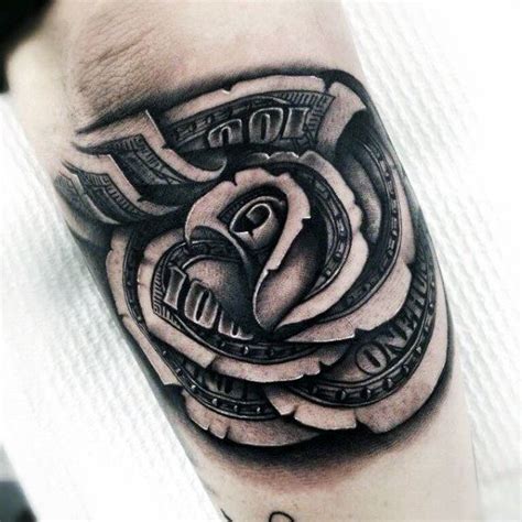 Top 81 Money Rose Tattoo Ideas 2021 Inspiration Guide Rose Tattoos For Women Money Rose