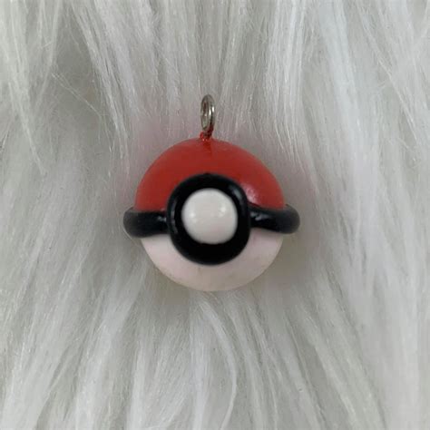 Pokemon Inspired Pokeball Polymer Clay Charm Eventeny