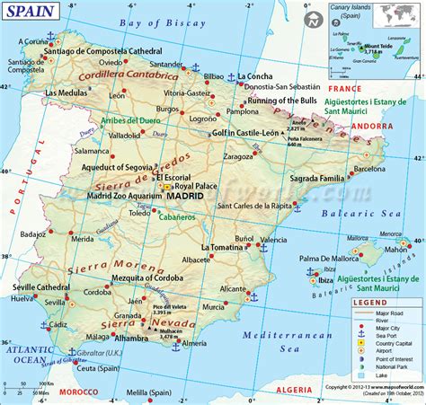 Spain Tourist Map Cities Travel News Best Tourist Places In The World