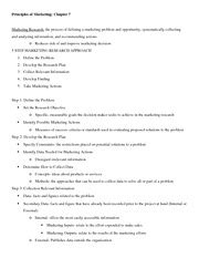 Principles Of Marketing Chapter Principlesofmarketing Chapter