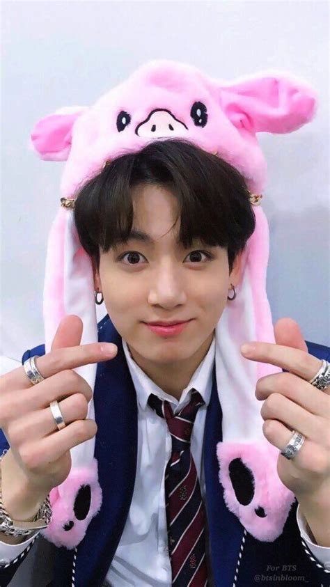 Jungkook Wallpaper Cute Bunny Bts Life Goes On Aesthetic Wallpaper