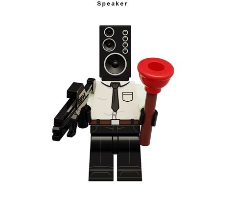 Speaker Skibidi Toilet Man Minifigs fit Lego K2133