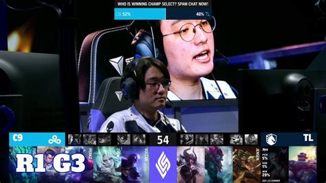 Cloud 9 Vs Team Liquid Game 3 Round 1 Playoffs S11 LCS Summer 2021