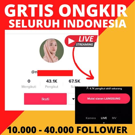 Jual Akun Tiktok Fyp Real Follower Aktif Indo Murah Garansi Termurah