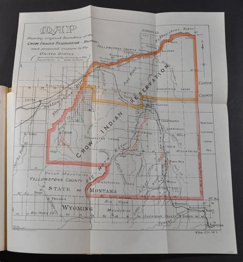 Unveiling the Crow Indian Reservation Montana: A Map to Discoveries