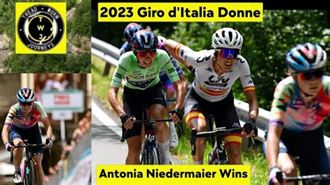 Antonia Niedermaier Wins Giro D Italia Donne Stage Solo