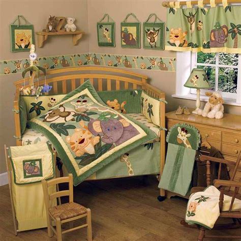 15 Adorably Cute Jungle Themed Crib Beddings - Bedroomm