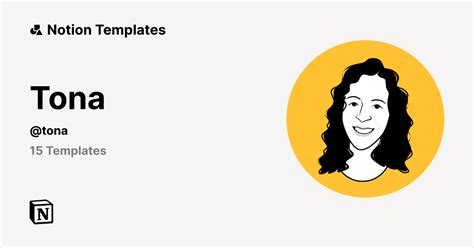 Tona Template Creator Notion Marketplace