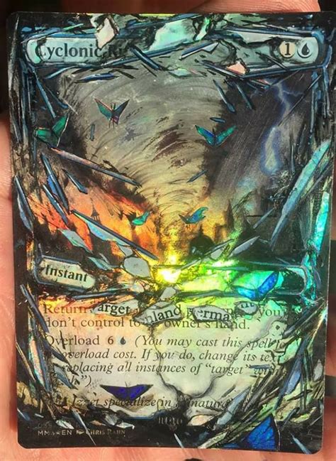 Cyclonic Rift Mtg Altered Art Magic The Gathering Cards Mtg Art