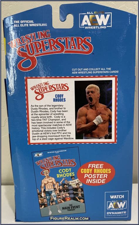 Cody Rhodes Ljn Style Aew Unmatched Series Jazwares Action