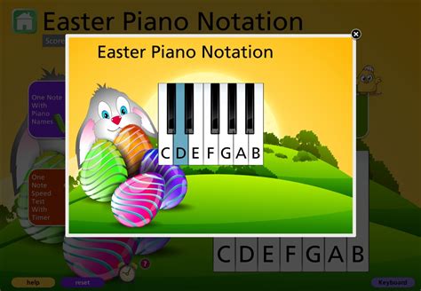 Easter Piano Notation Music Interactive Module | Made By Teachers