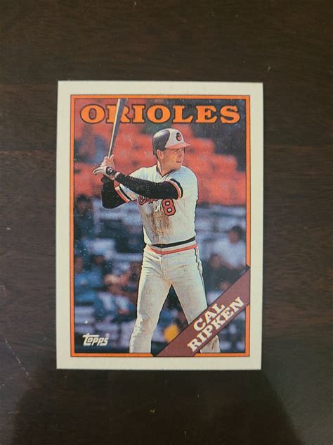 1988 Topps Cal Ripken Jr 650 Baltimore Orioles EBay