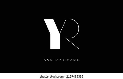 Yr Ry Alphabets Letters Logo Monogram Stock Vector Royalty Free