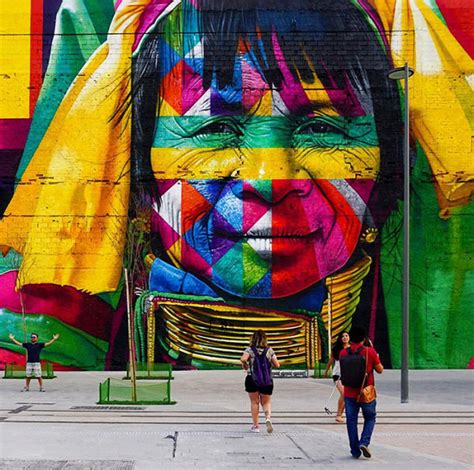 Brazilian Street Artist Creates World S Largest Mural For Rio Olympics