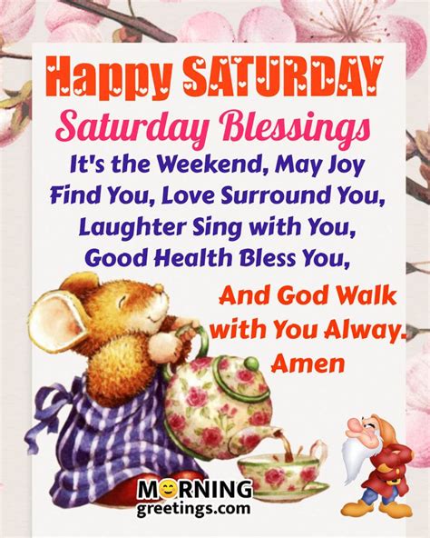 50 Splendid Saturday Quotes Wishes Pics Morning Greetings Morning