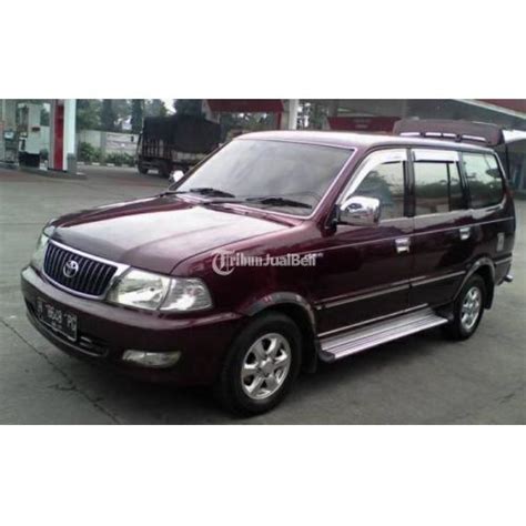 Toyota Kijang LGX Efi 1 8 Tahun 2004 Warna Merah Maroon Kondisi Full