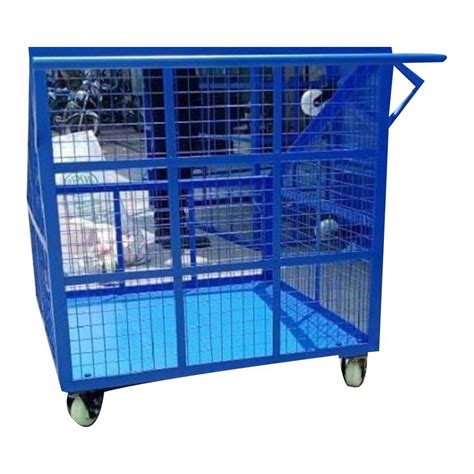 5 Feet Mild Steel Cage Trolley For Material Handling At Rs 17500 Piece