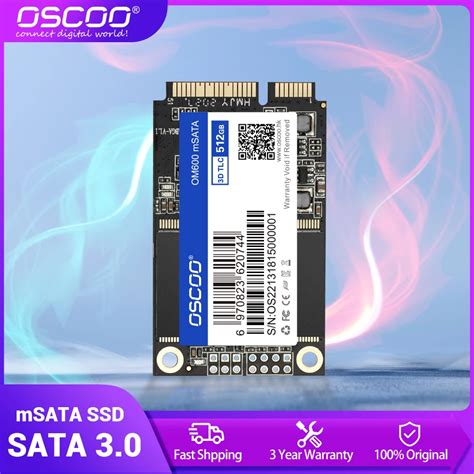 OSCOO MSATA SSD 128GB 256GB 512GB 1TB Internal Solid State Drive Hard