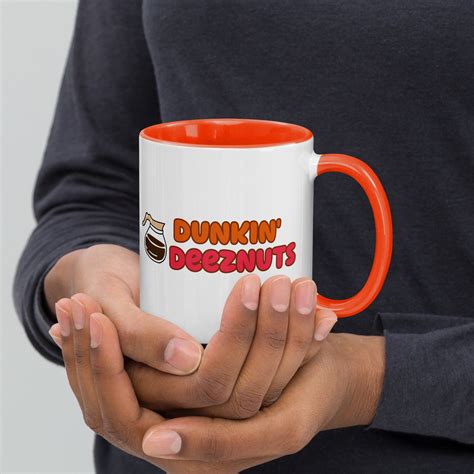 Dunkin Deeznuts Mug Funny Mugs Deez Nuts Matter Funny T Coffee Mug Deez Nuts Etsy