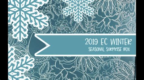 Spoilerserin Condren Winter 2019 Seasonal Surprise Box Youtube