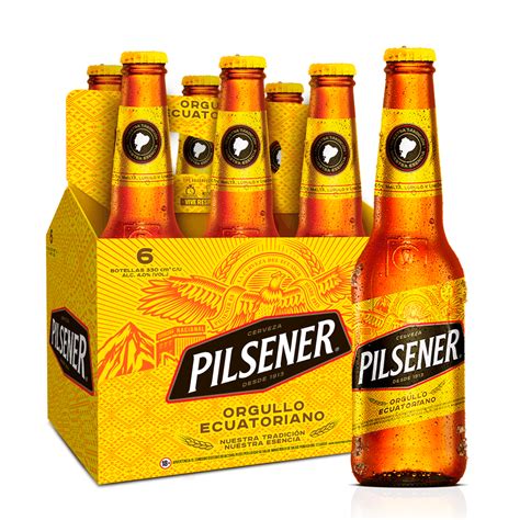 Pilsener Cerveza Botella Pack Ml