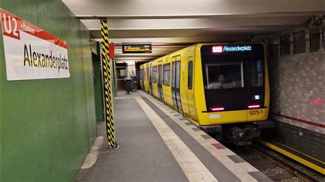 U Bahn Berlin Mitfahrt In Der U Von Ruhleben Bis Alexanderplatz Im