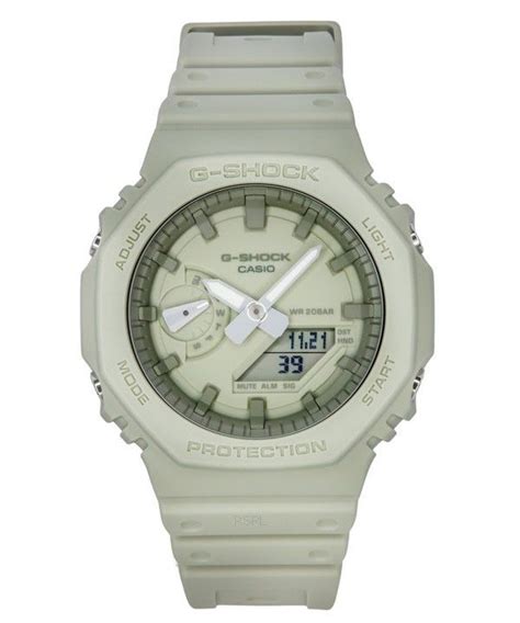 Casio G Shock Natural Color Series Analog Digital Resin Strap Cream