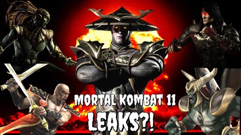 Mortal Kombat 11 Leak Rumor Roster Story DLC New Characters More